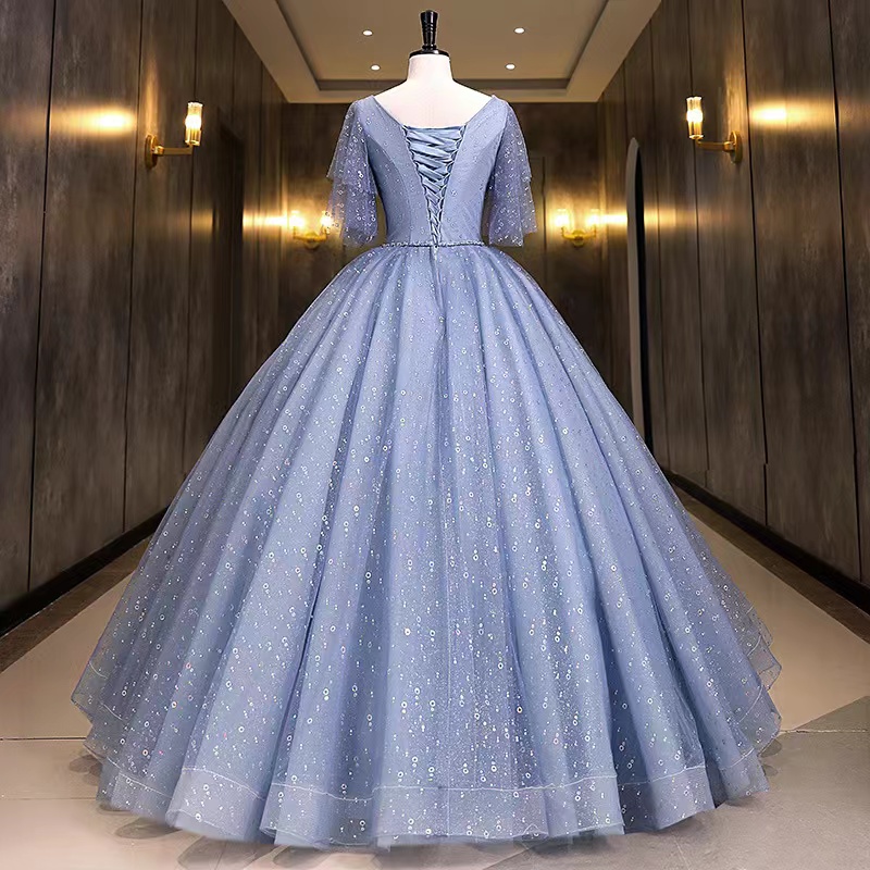Crew Neckline Capped Sleeves Mother Of The Dresses Zipper Back Pleating Beads Stretch Satin Evening Gown Plus Size Customized Bride Wedding Dress 403