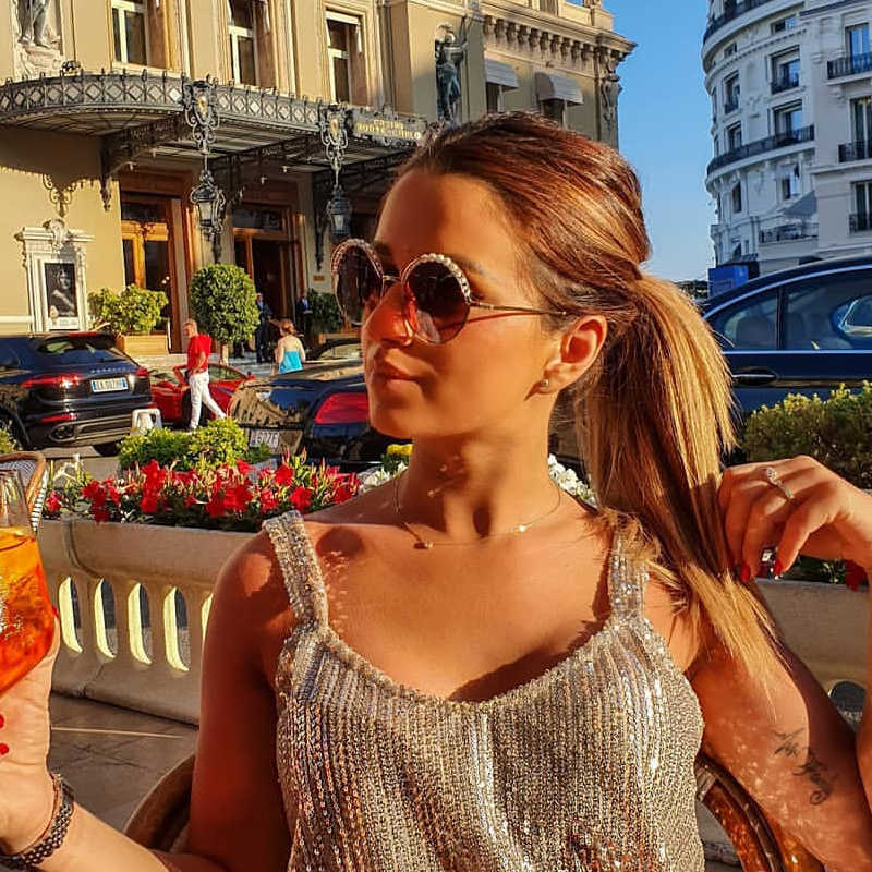 QPeClou Vintage Round Sunglasses Women 2019 Brand Designer Pearls Sun Glasses Female Mirror Eyeglasses Oculos Gafas G230214