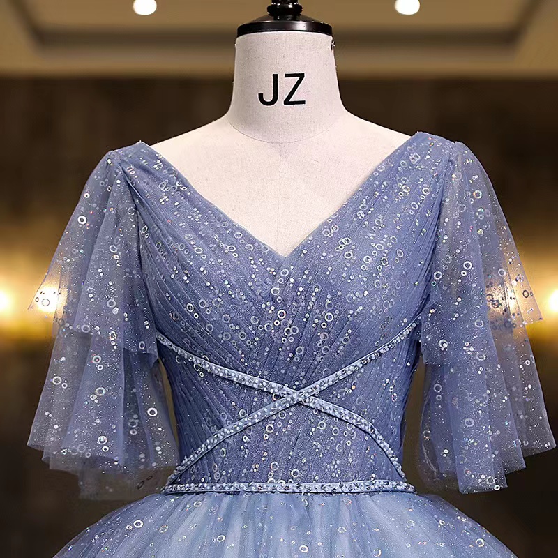 Crew Neckline Capped Sleeves Mother Of The Dresses Zipper Back Pleating Beads Stretch Satin Evening Gown Plus Size Customized Bride Wedding Dress 403