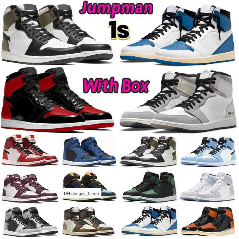 New Jumpman 1 Basketball Shoes Men Women 1s High Sneakers Chicago Bred Patent University Blue Gorge Green Stage Starfish He air jord OG air shoe, 11
New Jumpman 1 Basketball Shoes Men Women 1s High Sneakers Chicago Bred Patent University Blue Gorge Green Stage Starfish He air jord OG air shoe, 11