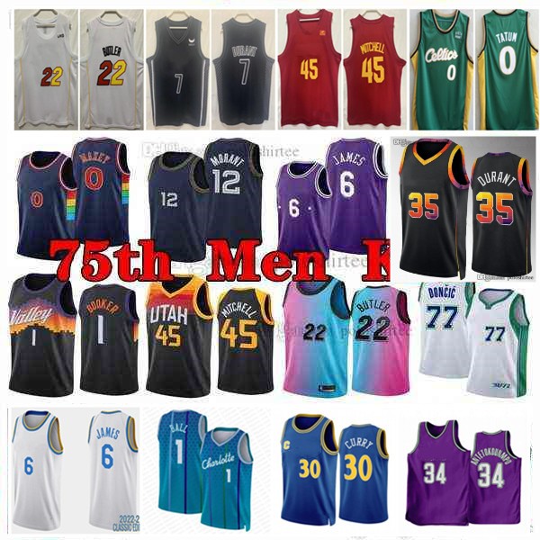 Ja Morant LaMelo Ball Basketball jerseys Kevin Durant Harden Stephen Curry Luka Doncic Lillard Jokic Doncic Tatum Butler Embiid Mitchell 2022-23 Men Kid
Ja Morant LaMelo Ball Basketball jerseys Kevin Durant Harden Stephen Curry Luka Doncic Lillard Jokic Doncic Tatum Butler Embiid Mitchell 2022-23 Men Kid