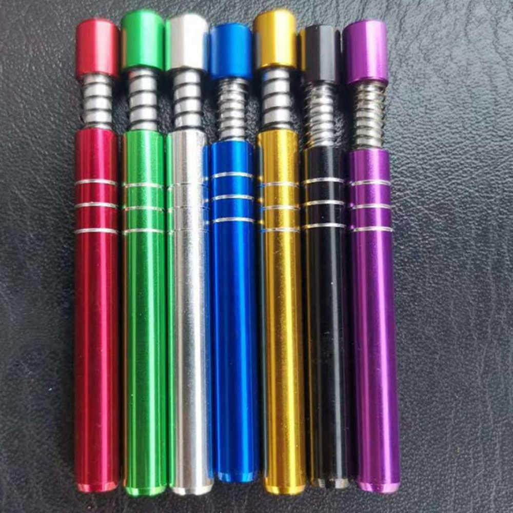 Metal Spring Smoking Pipe length 82mm Mini Pipes Colorful Portable Water Pipe For Smoke
Metal Spring Smoking Pipe length 82mm Mini Pipes Colorful Portable Water Pipe For Smoke