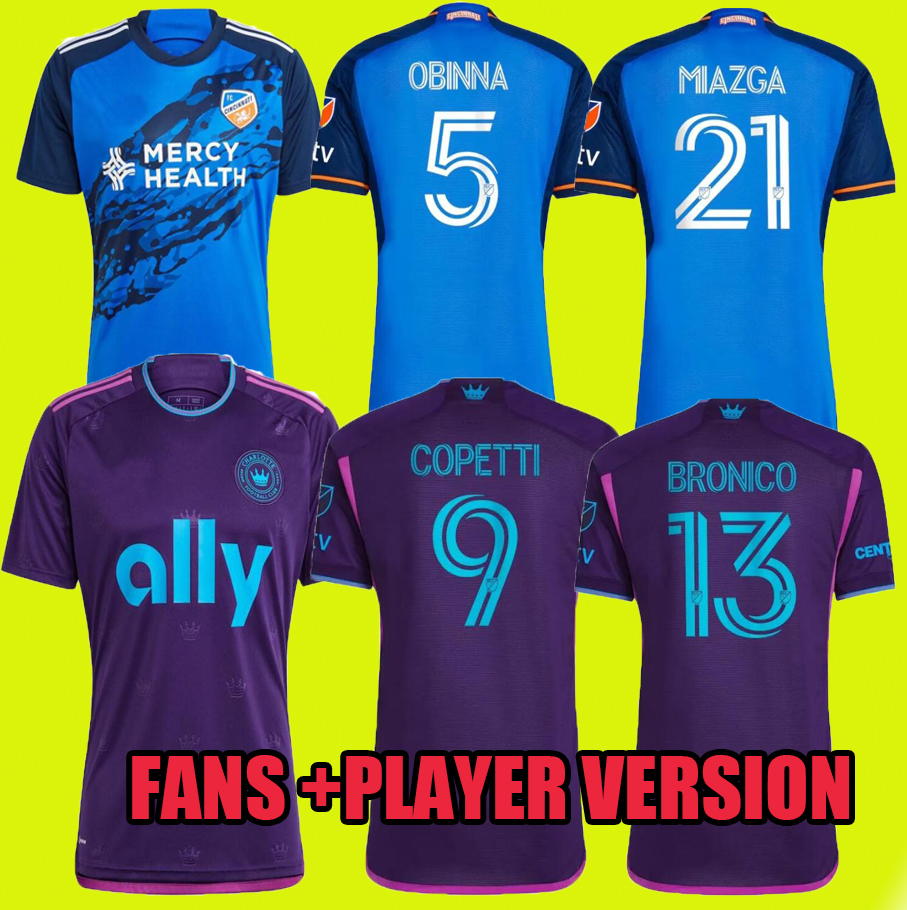 MLS 2023 FC Cincinnati Charlotte soccer jerseys 23 24 Hagglund Obinna Vazquez home away Miazga Westwood Copetti Bronico football shirt fans player version
MLS 2023 FC Cincinnati Charlotte soccer jerseys 23 24 Hagglund Obinna Vazquez home away Miazga Westwood Copetti Bronico football shirt fans player version