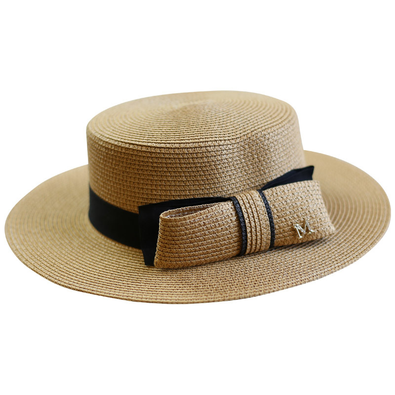 Flat Top Big Bowknot Drill Cap Lady Summer Street Shot Fashion Wide Brim Hats Letter Beach Straw Hats for Women, Black
Flat Top Big Bowknot Drill Cap Lady Summer Street Shot Fashion Wide Brim Hats Letter Beach Straw Hats for Women, Black