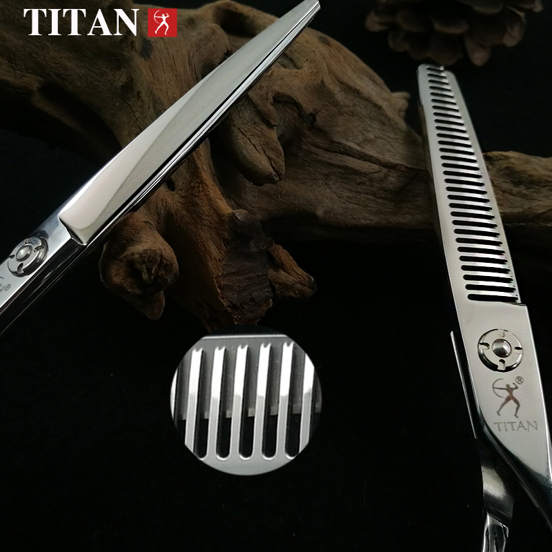 Hair Scissors TITAN hairdresser's shears barber tool hair thinning beard scissors 230215