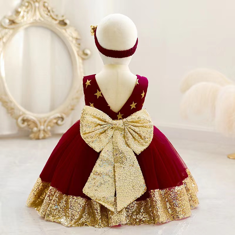 Vintage Flower Girl Dresses for Bohemian Wedding Cheap Floor Length sequined Empire Champagne Lace Ivory chiffon First Communion Dresses