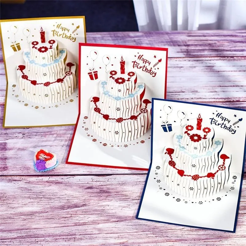 UPS Greeting Cards 3D Happy Birthday Cake Pop-Up Gift for Kids Mom with Envelope Handmade Gifts
UPS Greeting Cards 3D Happy Birthday Cake Pop-Up Gift for Kids Mom with Envelope Handmade Gifts