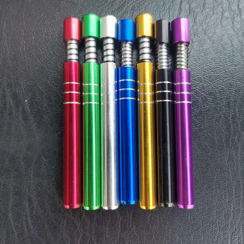 Metal Spring Smoking Pipe length 82mm Mini Pipes Colorful Portable Water Pipe For Smoke
Metal Spring Smoking Pipe length 82mm Mini Pipes Colorful Portable Water Pipe For Smoke