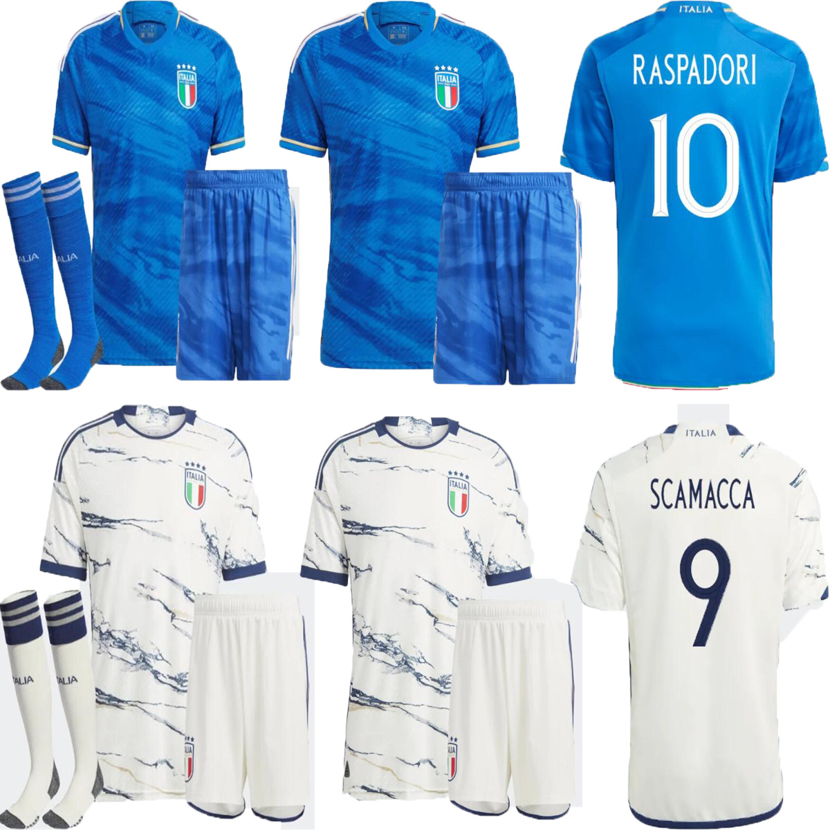 ADULT KIDS KIT Italys soccer jerseys home away 2022 2023 Italian jerseyS SCAMACCA IMMOBILE CHIESA football shirts RASPADORI JORGINHO BARELLA Maglia italiana, 22/23
ADULT KIDS KIT Italys soccer jerseys home away 2022 2023 Italian jerseyS SCAMACCA IMMOBILE CHIESA football shirts RASPADORI JORGINHO BARELLA Maglia italiana, 22/23