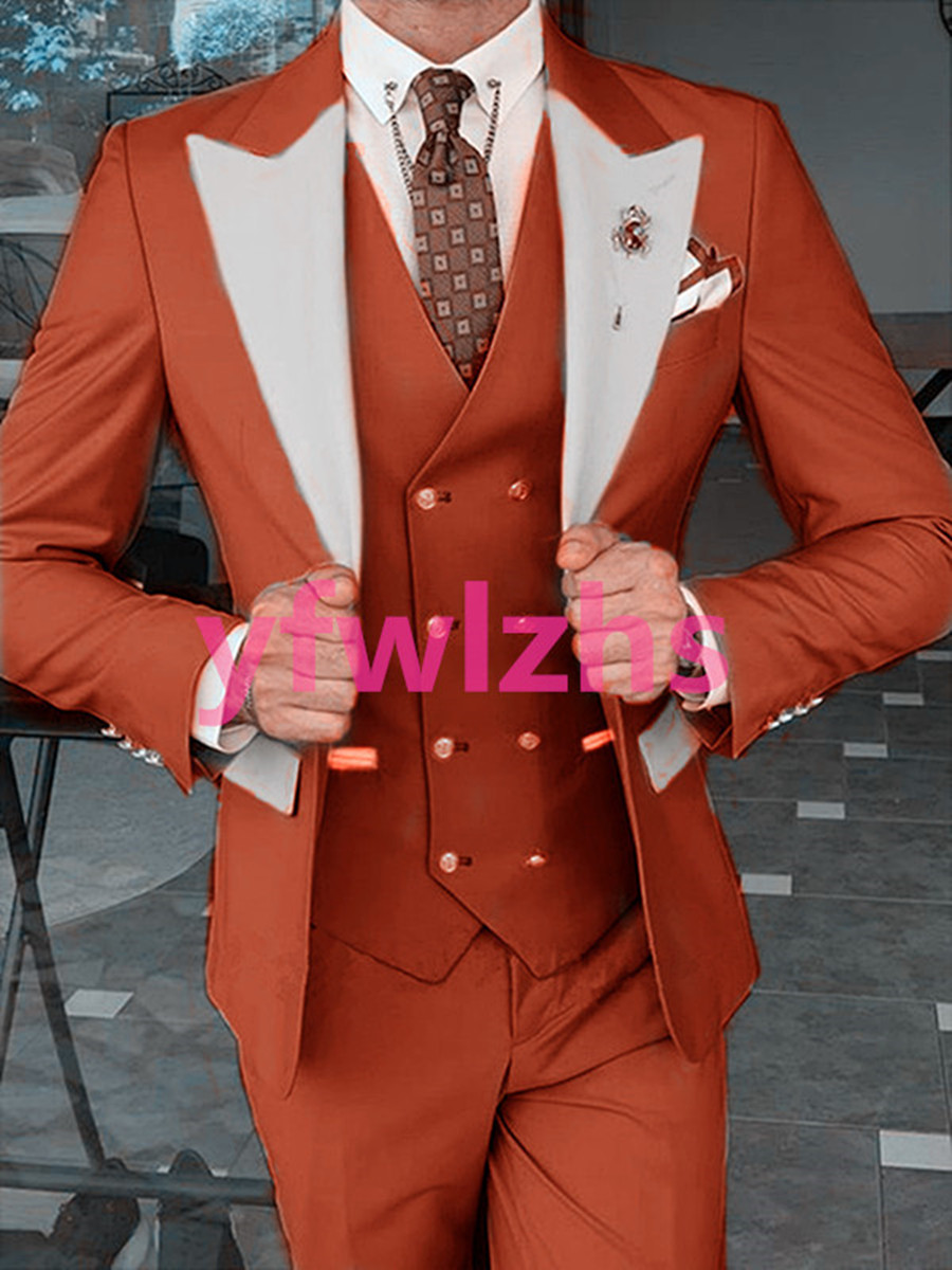 Customize tuxedo One Button Handsome Peak Lapel Groom Tuxedos Men Suits Wedding/Prom/Dinner Man Blazer Jacket PTwo Buttonsants Tie Vest W1262, Picture style color
Customize tuxedo One Button Handsome Peak Lapel Groom Tuxedos Men Suits Wedding/Prom/Dinner Man Blazer Jacket PTwo Buttonsants Tie Vest W1262, Picture style color