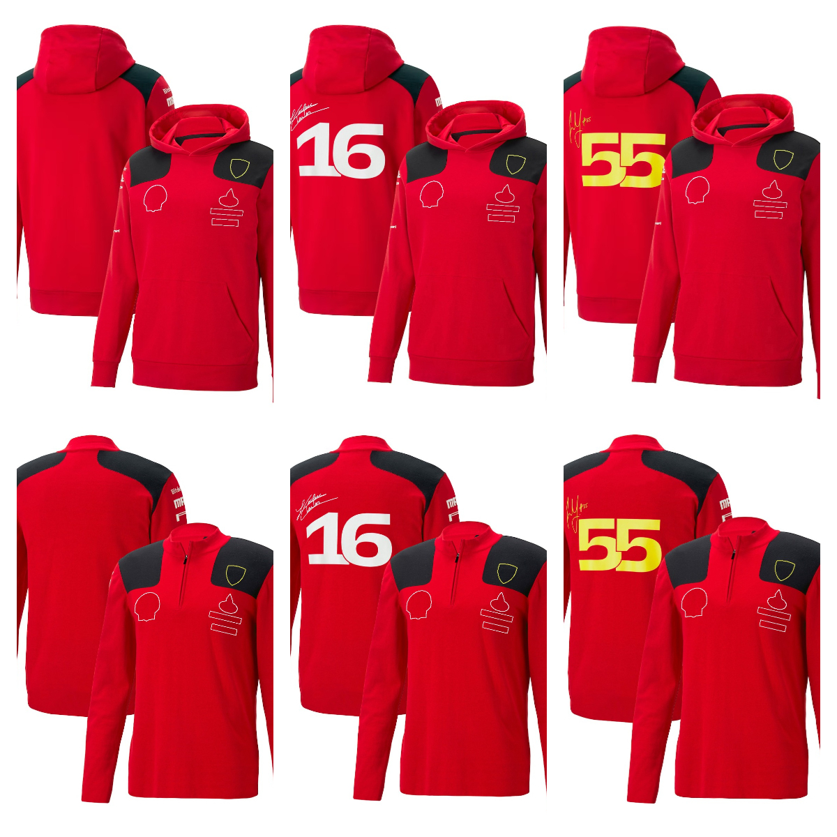 2023 New F1 red racing suit team with hooded coat customized for men in autumn and winter
2023 New F1 red racing suit team with hooded coat customized for men in autumn and winter
