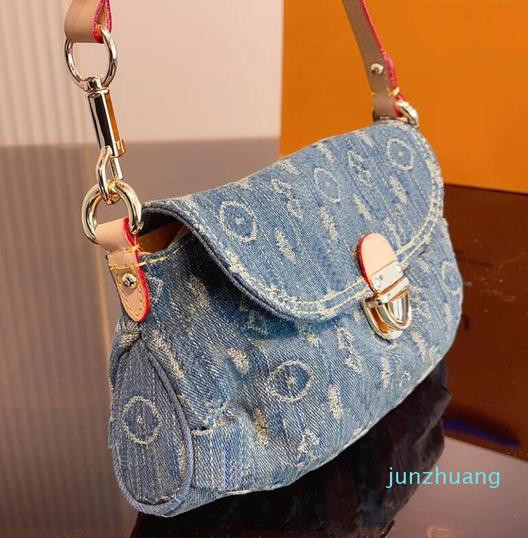 Designer Women Mini Pretty Denim Shoulder Bag France Luxury Brand L Monograms Flowers Printed Canvas Underarm 1234 Lady Double Straps Crossbody Hobo Bags, Blue
Designer Women Mini Pretty Denim Shoulder Bag France Luxury Brand L Monograms Flowers Printed Canvas Underarm 1234 Lady Double Straps Crossbody Hobo Bags, Blue