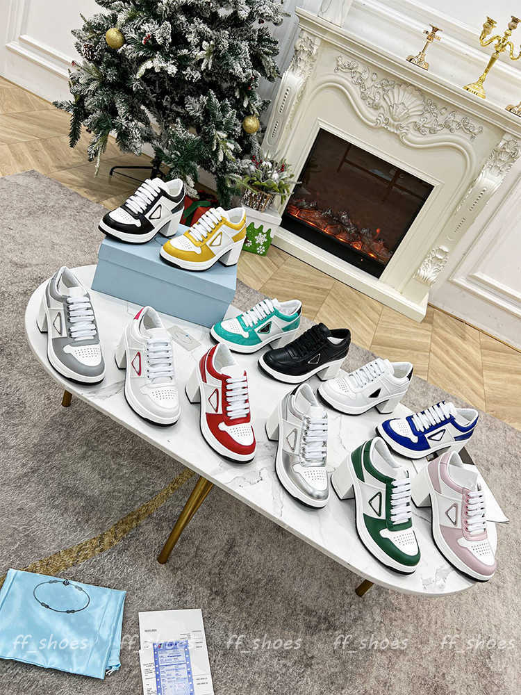 Designer New Casual Dress Women Shoes High Heels 8cm Fashion Sneakers Design Classic White Black Woman Triangle Letters Sneaker Origin Quality Genuine Leather, Red
Designer New Casual Dress Women Shoes High Heels 8cm Fashion Sneakers Design Classic White Black Woman Triangle Letters Sneaker Origin Quality Genuine Leather, Red