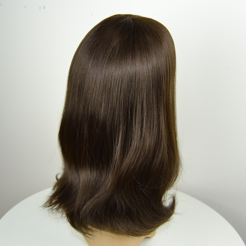 Stock 4# Jewish Kosher wigs Brown Mongolian human virgin hair 4*4 silk top human small layer style 1 14-22 inch 130% density sheitels, #8
Stock 4# Jewish Kosher wigs Brown Mongolian human virgin hair 4*4 silk top human small layer style 1 14-22 inch 130% density sheitels, #8
