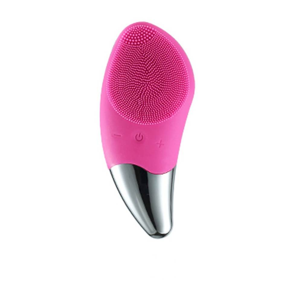 Cleaning Tools USB Charge Electric Facial Brush Silicone Sonic Face Cleaner Deep Pore Skin Massager Facial Cleansing mini brush
