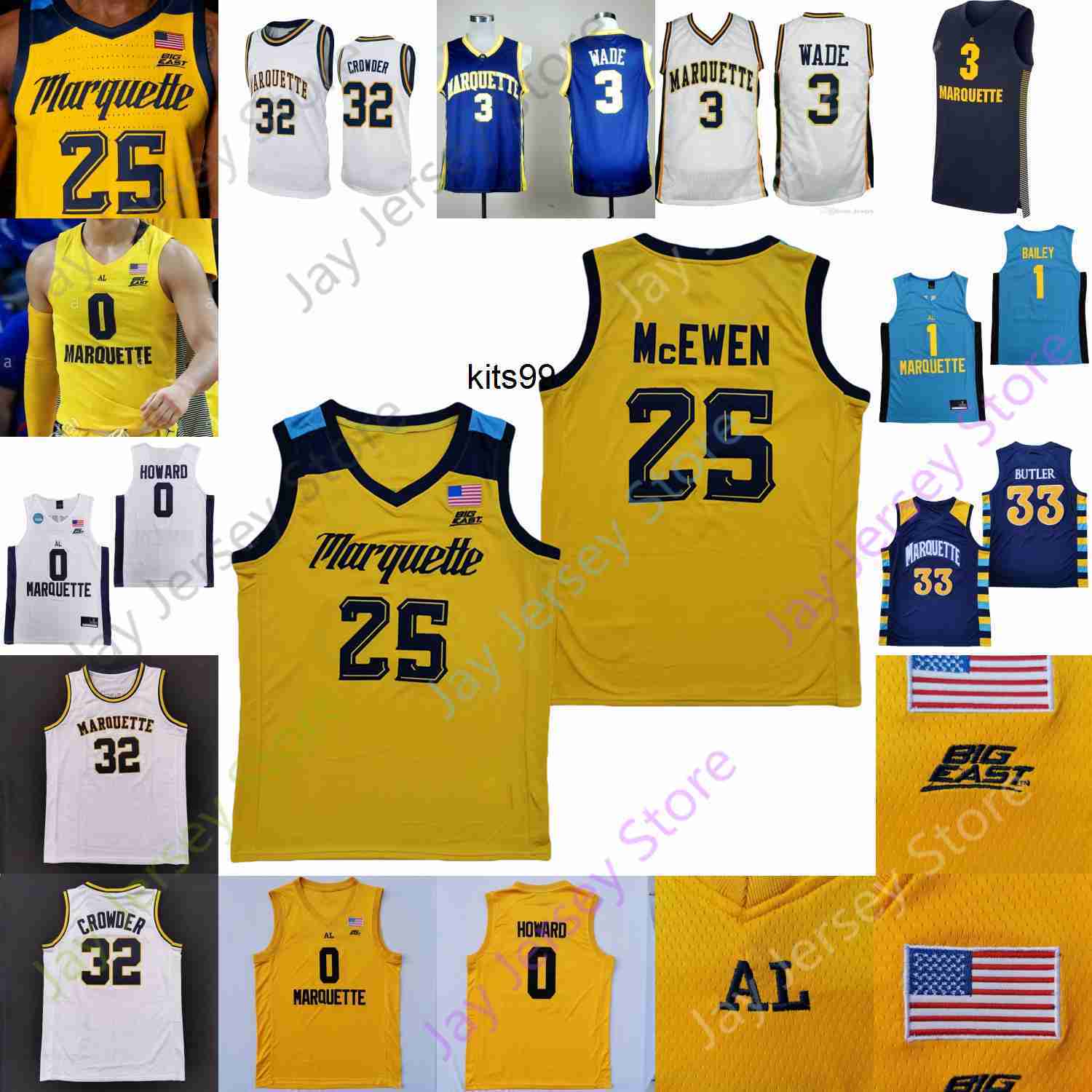 2020 Custom Marquette Basketball Jersey NCAA College Markus Howard Butler Wade D.J. Carton Dawson Garcia Symir Torrence Lewis McEwen Anim, Navy i
2020 Custom Marquette Basketball Jersey NCAA College Markus Howard Butler Wade D.J. Carton Dawson Garcia Symir Torrence Lewis McEwen Anim, Navy i