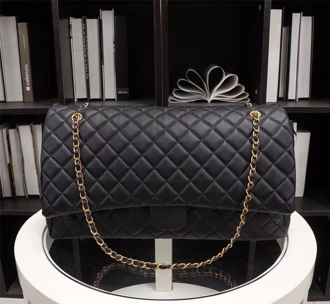 Luxury high quality shopping bag handbag designer bags caviar 46 cm large capacity ms flap classic handbag shoulder bag gold/silver metal chain wallet, #1
Luxury high quality shopping bag handbag designer bags caviar 46 cm large capacity ms flap classic handbag shoulder bag gold/silver metal chain wallet, #1