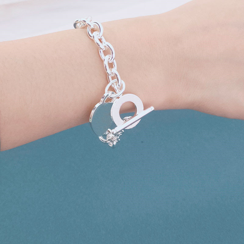 Top Love Silver Chain Bracelet For Women Designer Bracelets Plated silver Fashion Jewelry LinkB
Top Love Silver Chain Bracelet For Women Designer Bracelets Plated silver Fashion Jewelry LinkB