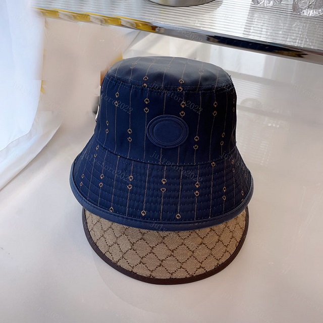 Reversible Canvas Bucket Hat Designers Cap Luxury Hats for Mens Women Casquette Beach Caps G Accessories