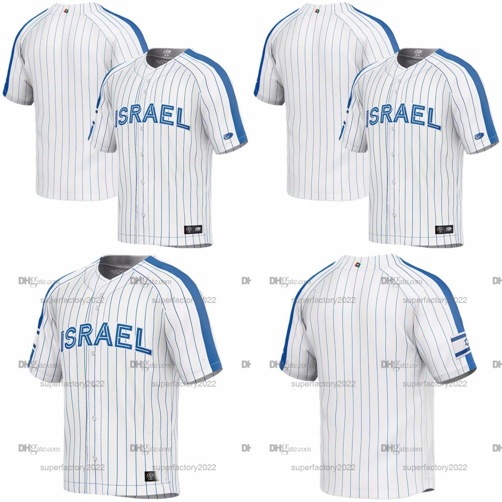 Team Israel 2023 World Baseball Classic Jersey WBC Joc Pederson Jake Bird Richard Bleier Brandon Gold Dean Kremer Kyle Molnar Bubby Rossman Robert Stock Zack Weiss, Blue
Team Israel 2023 World Baseball Classic Jersey WBC Joc Pederson Jake Bird Richard Bleier Brandon Gold Dean Kremer Kyle Molnar Bubby Rossman Robert Stock Zack Weiss, Blue