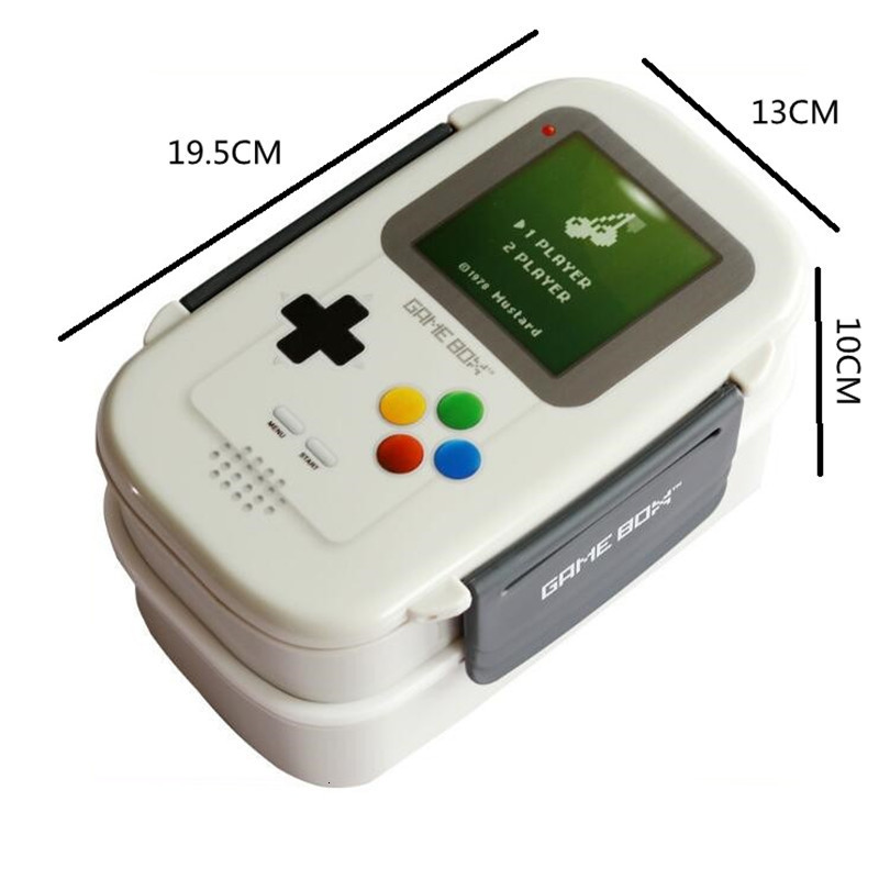 Lunch Boxes Creative Game Console Japanese Bento Funny For Kids To School Plastic Food Storage Container With Compartments 230216