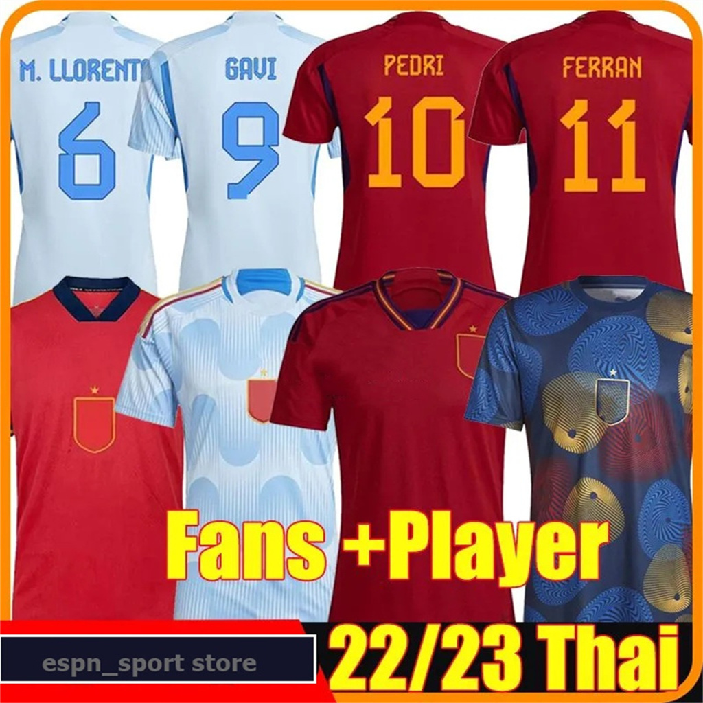 22/23 spain soccer jerseys PEDRI FERRAN TORRES MORATA GAVI 2022 Qatar World Cup football shirt ANSU FATI KOKE AZPILICUETA men kids kit fans player version pre-match, 22-23 away kids
22/23 spain soccer jerseys PEDRI FERRAN TORRES MORATA GAVI 2022 Qatar World Cup football shirt ANSU FATI KOKE AZPILICUETA men kids kit fans player version pre-match, 22-23 away kids