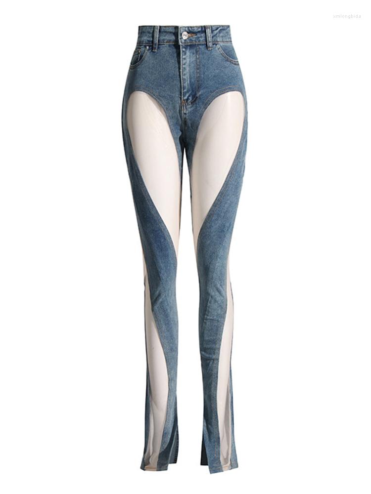 Women' Jeans Joskaa Unique Design Irregular Mesh Patchwork Pants Blue High Waisted Women Clothes Winter 2023 Female Bottoms Streetwear
Women' Jeans Joskaa Unique Design Irregular Mesh Patchwork Pants Blue High Waisted Women Clothes Winter 2023 Female Bottoms Streetwear