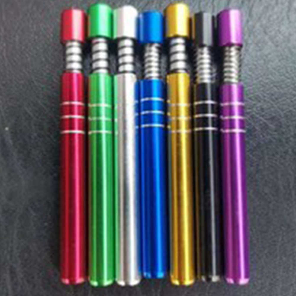 Metal Spring Smoking Pipe length 82mm Mini Pipes Colorful Portable Water Pipe For Smoke
Metal Spring Smoking Pipe length 82mm Mini Pipes Colorful Portable Water Pipe For Smoke