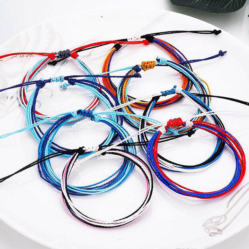 Colorful Handmade Woven Braided Rope Friendship Charm Bracelets Anklets For Women Men Girl Beach Jewelry
Colorful Handmade Woven Braided Rope Friendship Charm Bracelets Anklets For Women Men Girl Beach Jewelry