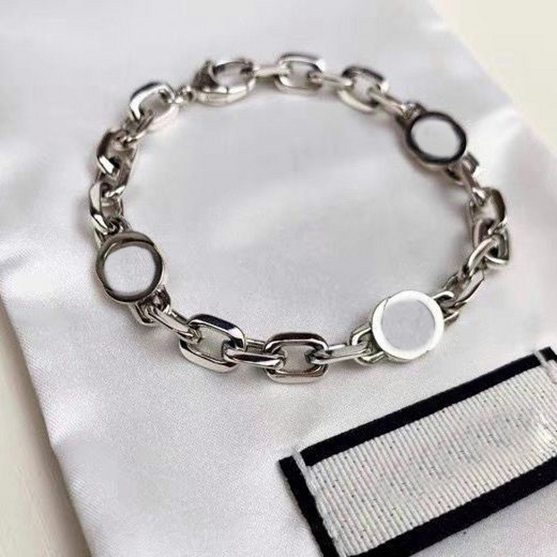 Luxury designer bracelet for women letter charm mens bracelet jewelry chain fashion pulsera bangle gift styles choose stainless steel
