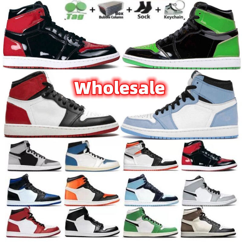 1s Basketball Shoes Jumpman 1 Bred Patent Dark Mocha Lost Found True University Blue Royal Toe Shadow Obsidian Pine Green Trainers Sneakers, 13
1s Basketball Shoes Jumpman 1 Bred Patent Dark Mocha Lost Found True University Blue Royal Toe Shadow Obsidian Pine Green Trainers Sneakers, 13