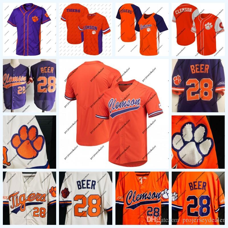 Clemson Tigers 8 Logan Davidson 28 Seth Beer 9 Greene 10 Kyle Wilkie 23 Carson Spiers 12 Justin Wrobleski NCAA College Baseball Jersey, Orange 3
Clemson Tigers 8 Logan Davidson 28 Seth Beer 9 Greene 10 Kyle Wilkie 23 Carson Spiers 12 Justin Wrobleski NCAA College Baseball Jersey, Orange 3