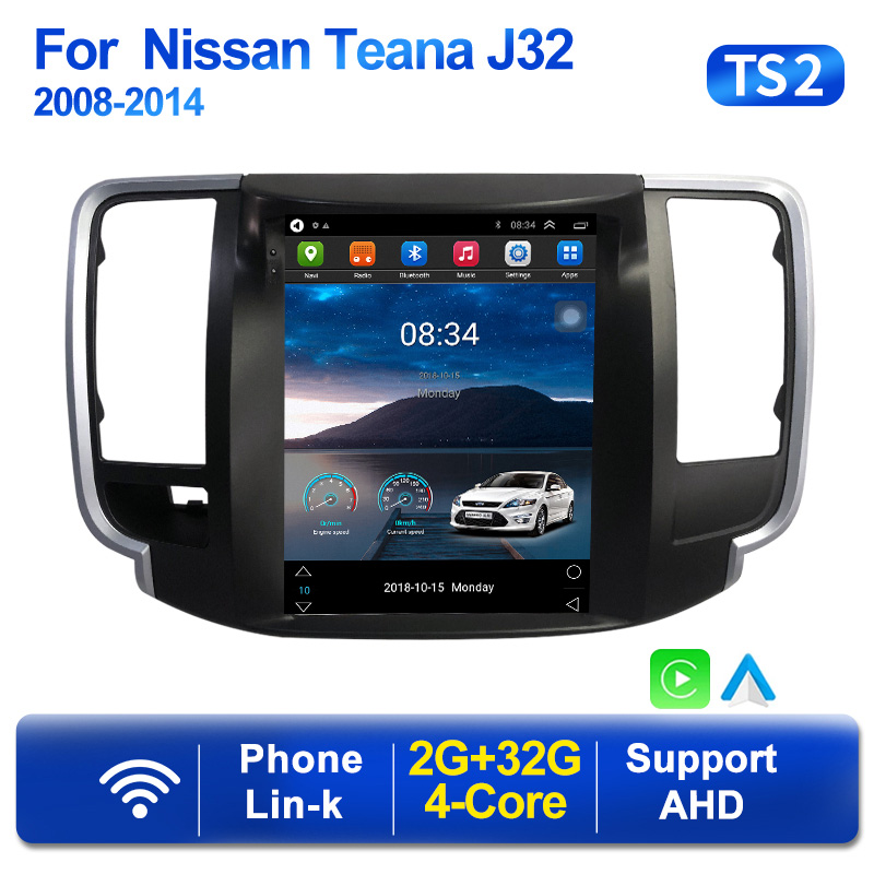Android 11 Player Car dvd Radio Head Unit Stereo 2din Multimedia For Nissan Teana J32 2008-2013 Tesla Style Carplay GPS Navigation
Android 11 Player Car dvd Radio Head Unit Stereo 2din Multimedia For Nissan Teana J32 2008-2013 Tesla Style Carplay GPS Navigation