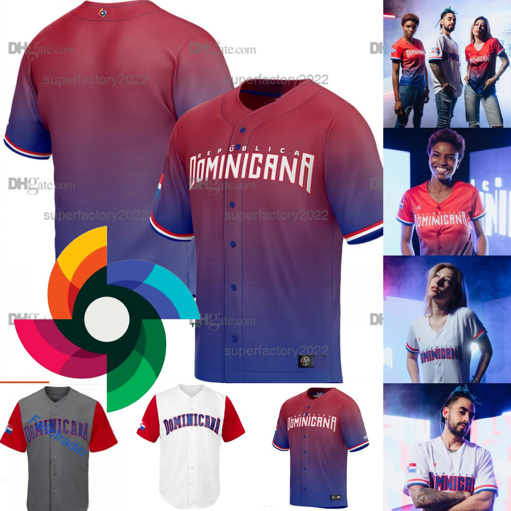 Baseball Jerseys Dominican Republic 2023 World Baseball Classic Jersey Vladimir Guerrero Jr. Juan Soto Julio Rodriguez Manny Machado Eloy Jimenez Willy, 2017 white
Baseball Jerseys Dominican Republic 2023 World Baseball Classic Jersey Vladimir Guerrero Jr. Juan Soto Julio Rodriguez Manny Machado Eloy Jimenez Willy, 2017 white