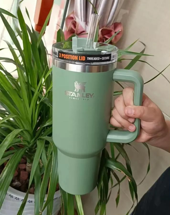 With Logo Stanley 40oz Tumbler Cups With Handle Insulated Stainless Steel Tumblers Lids Straw Car Travle Coffee Termos Mugs 0216, Yellow
With Logo Stanley 40oz Tumbler Cups With Handle Insulated Stainless Steel Tumblers Lids Straw Car Travle Coffee Termos Mugs 0216, Yellow