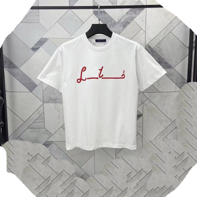 Men's new L letter printed cotton t-shirt V simple casual round neck short sleeve fashion versatile couple half sleeve S, White
Men's new L letter printed cotton t-shirt V simple casual round neck short sleeve fashion versatile couple half sleeve S, White