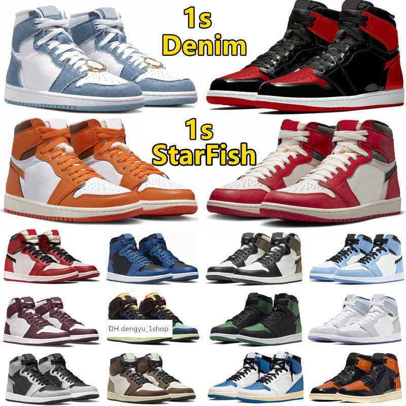 1 1s Mens Basketball Shoes Bred Patent Unc Blue Dark Mocha StarFish Lost Found Denim Light Bone Shadow 2.0 Chicago Grey air jord OG air shoe, Color#21
1 1s Mens Basketball Shoes Bred Patent Unc Blue Dark Mocha StarFish Lost Found Denim Light Bone Shadow 2.0 Chicago Grey air jord OG air shoe, Color#21