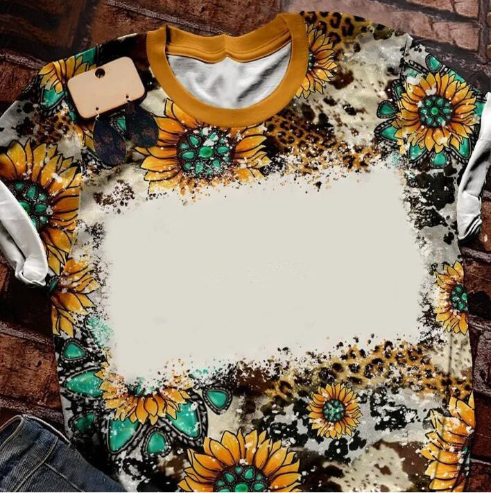Wholesale Sublimation Bleached Shirts Heat Transfer Blank Bleach Shirt Bleached Polyester T-Shirts US Men Women Party Supplies DIY Leopard sunflower, Remark the tape you want
Wholesale Sublimation Bleached Shirts Heat Transfer Blank Bleach Shirt Bleached Polyester T-Shirts US Men Women Party Supplies DIY Leopard sunflower, Remark the tape you want