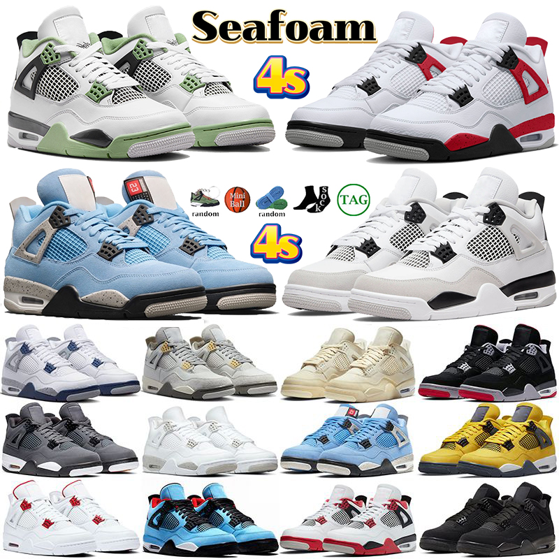 Designer 4 basketball shoes 4s mens jumpman sports sneakers Seafoam Military Black cat red cement thunder white x sail Oreo university blue, #1- seafoam
Designer 4 basketball shoes 4s mens jumpman sports sneakers Seafoam Military Black cat red cement thunder white x sail Oreo university blue, #1- seafoam
