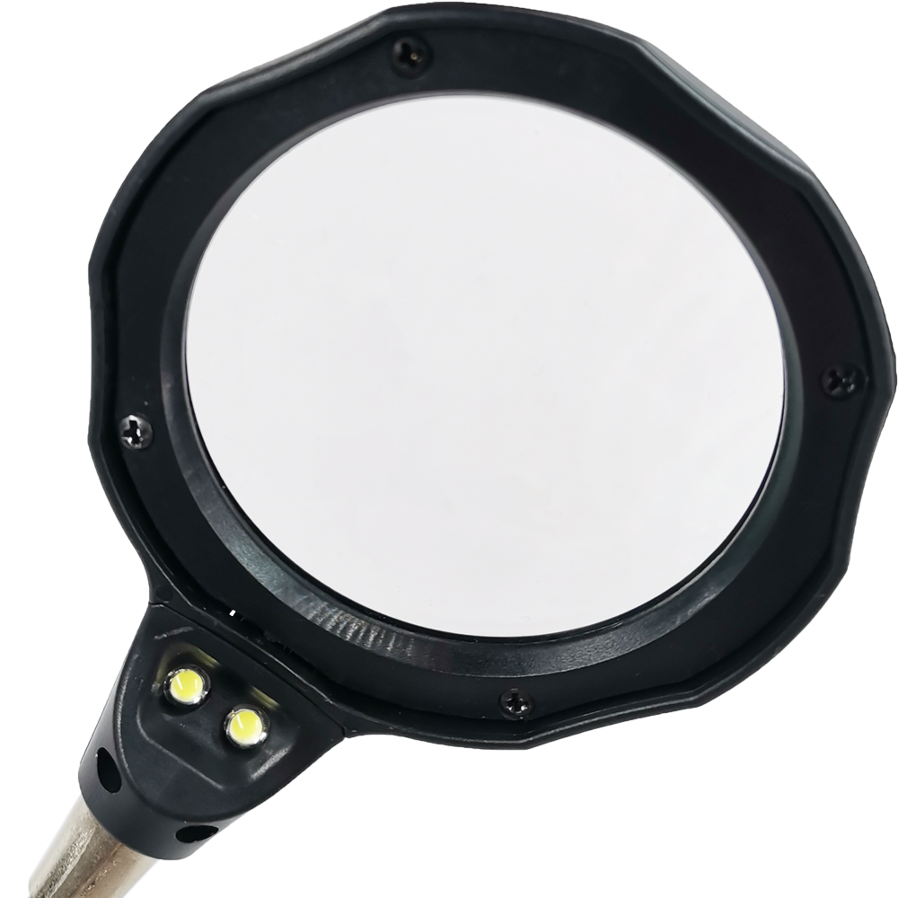 Welding Equipment Helping Hands Soldering Station 35X 12X Magnifying Glass LED Lighted Magnifier with Auxiliary Clips Alligator C2417531