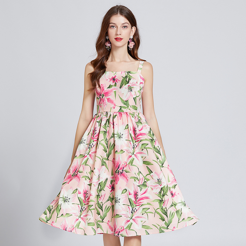2023 Floral Printed Suspender Strap Dresses Summer Women Designer Robe Casual Vacation High Waist Slim A-Line Party Dress Elegant Ladies Chic Skinny Club Prom Frocks, 11
2023 Floral Printed Suspender Strap Dresses Summer Women Designer Robe Casual Vacation High Waist Slim A-Line Party Dress Elegant Ladies Chic Skinny Club Prom Frocks, 11