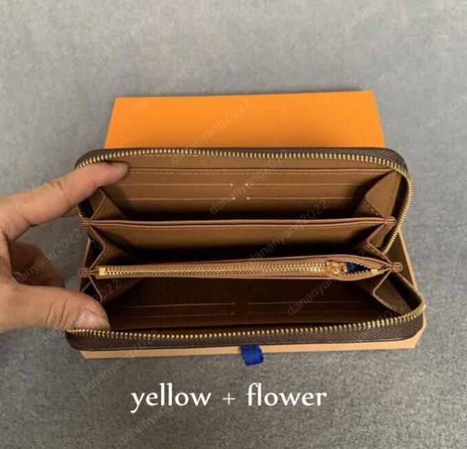 Designer ZIPPY WALLET Soft Leather Mens Womens Iconic textured Fashion Long Zipper Wallets Coin Purse Card Case Holder 60017