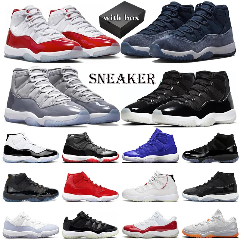 cherry 11s Basketball Shoes Men Women Midnight Navy Pure Violet Cool Grey Cap and Gown Bred jumpman 11 sports sneakers outdoor shoe
cherry 11s Basketball Shoes Men Women Midnight Navy Pure Violet Cool Grey Cap and Gown Bred jumpman 11 sports sneakers outdoor shoe