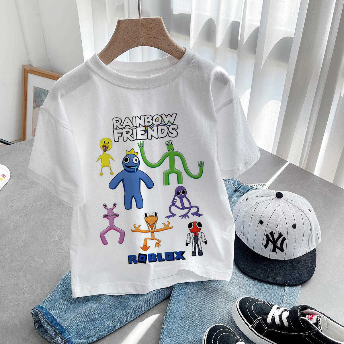 T-shirts Boys Hot Game Rainbow Friends Tshirts Cartoon Printed Girls Tees Children Tops Shortsleeve Clothes For Summer Kids Outfits J230216, 36198
T-shirts Boys Hot Game Rainbow Friends Tshirts Cartoon Printed Girls Tees Children Tops Shortsleeve Clothes For Summer Kids Outfits J230216, 36198