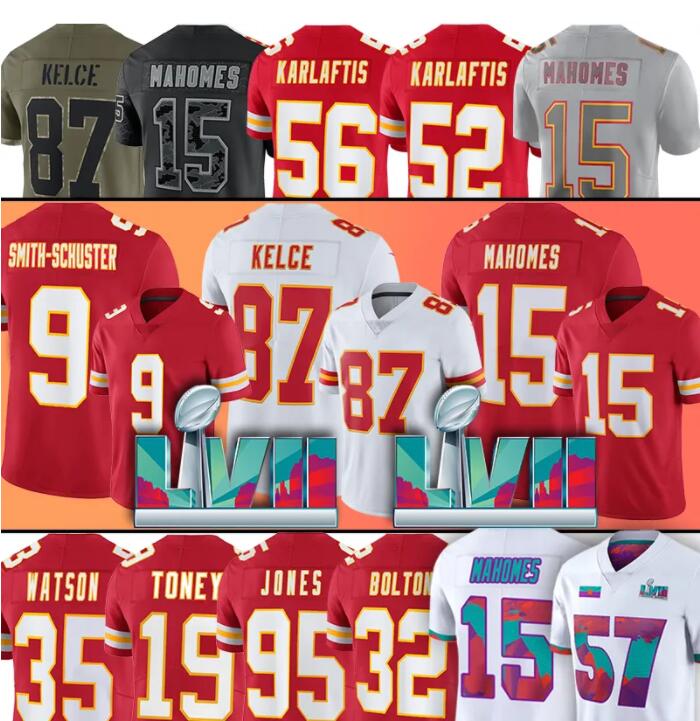 Patrick Mahomes 9 JuJu Smith-Schuster Football Jersey Travis Kelce Trent McDuffie George Karlaftis Clyde Edwards-Helaire Chris Jones Creed Humphrey Derrick Thomas, Colour 4
Patrick Mahomes 9 JuJu Smith-Schuster Football Jersey Travis Kelce Trent McDuffie George Karlaftis Clyde Edwards-Helaire Chris Jones Creed Humphrey Derrick Thomas, Colour 4