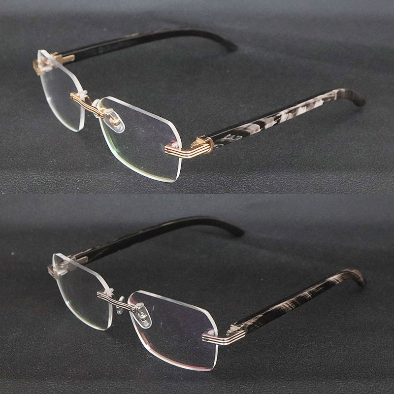 Original Marbled Black Buffalo Horn Frames Women Rimless Fashion Sunglasses Frames designer Rimless Sun Glasses Men Luxury with Myopic Lens Size 57-17-145MM
Original Marbled Black Buffalo Horn Frames Women Rimless Fashion Sunglasses Frames designer Rimless Sun Glasses Men Luxury with Myopic Lens Size 57-17-145MM