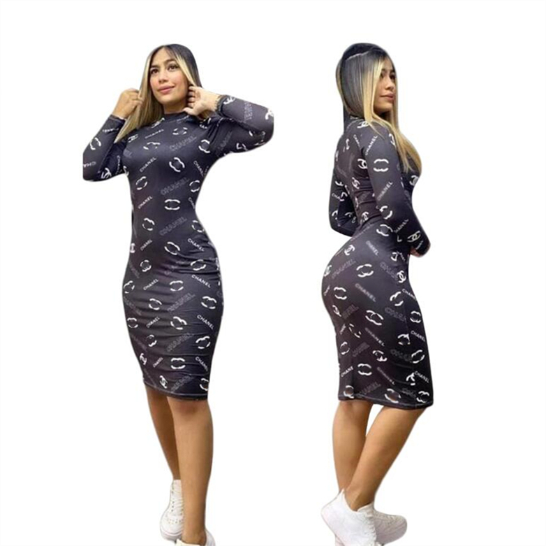 23GGS NEW Women's Casual Dresses crew Neck Luxury brand Female Sexy Loose Party Beach Dressess designer Dresses