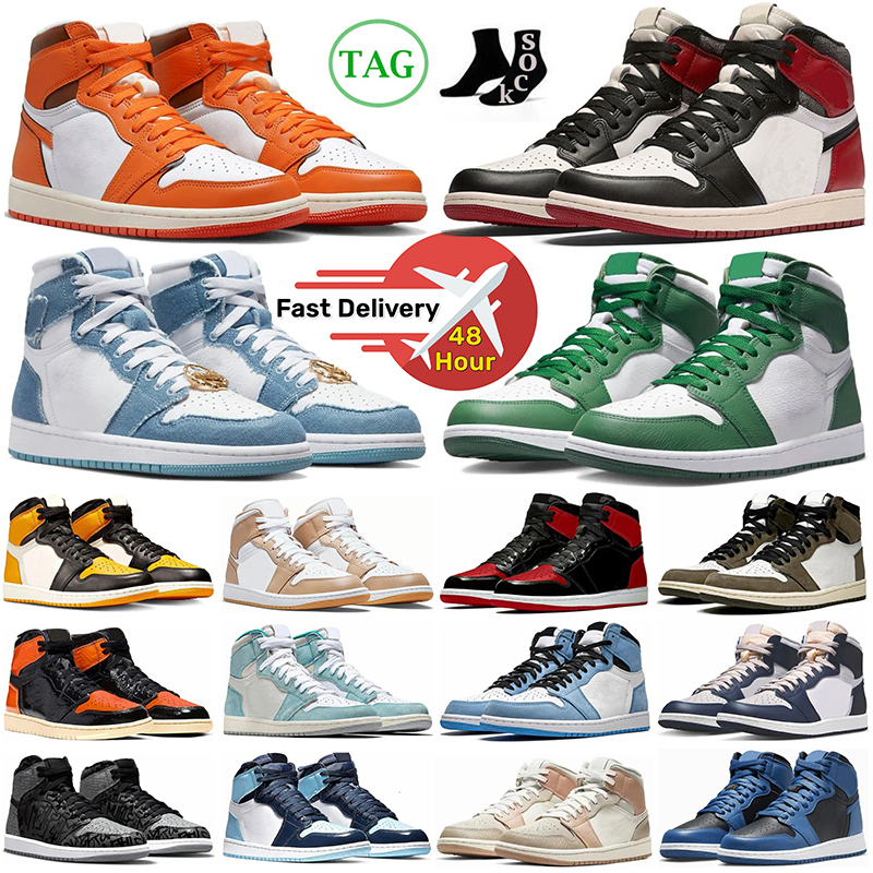 Lost And Found 1 Basketball Shoes Jumpman 1s Starfish Gorge Green Bred Patent Denim Tan Gum Georgetown University Blue Men Women Outdoor Sports Trainers Sneakers T3, 42
Lost And Found 1 Basketball Shoes Jumpman 1s Starfish Gorge Green Bred Patent Denim Tan Gum Georgetown University Blue Men Women Outdoor Sports Trainers Sneakers T3, 42