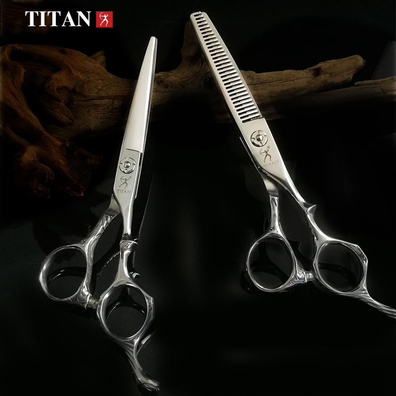 Hair Scissors TITAN hairdresser's shears barber tool hair thinning beard scissors 230215
