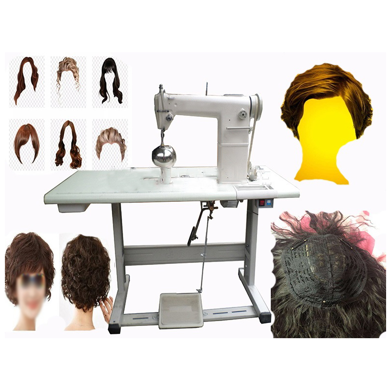 High-end Hair Upright Sewing Machine Wig Sewing Machine Feed High Column Machine Hair Produce Wig Machining Mechanical Device No Table